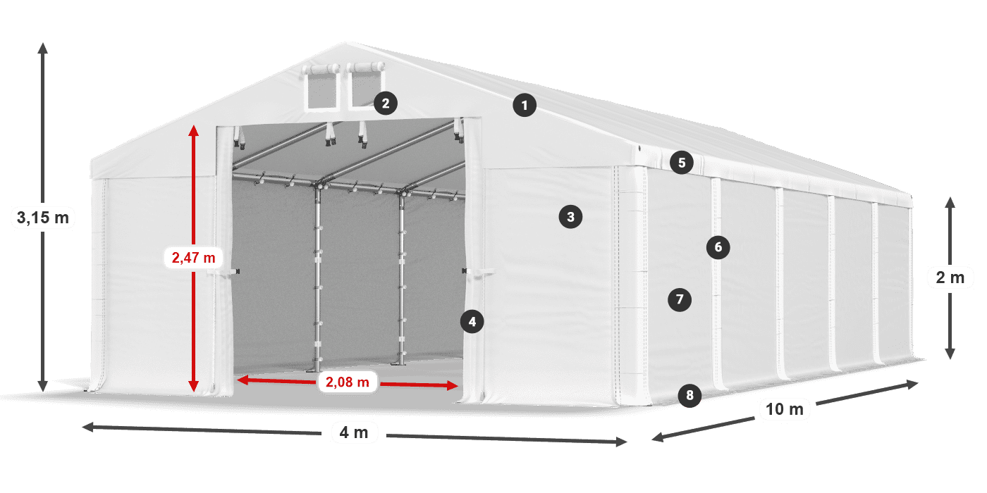 MFR 620 PVC legenda 2m