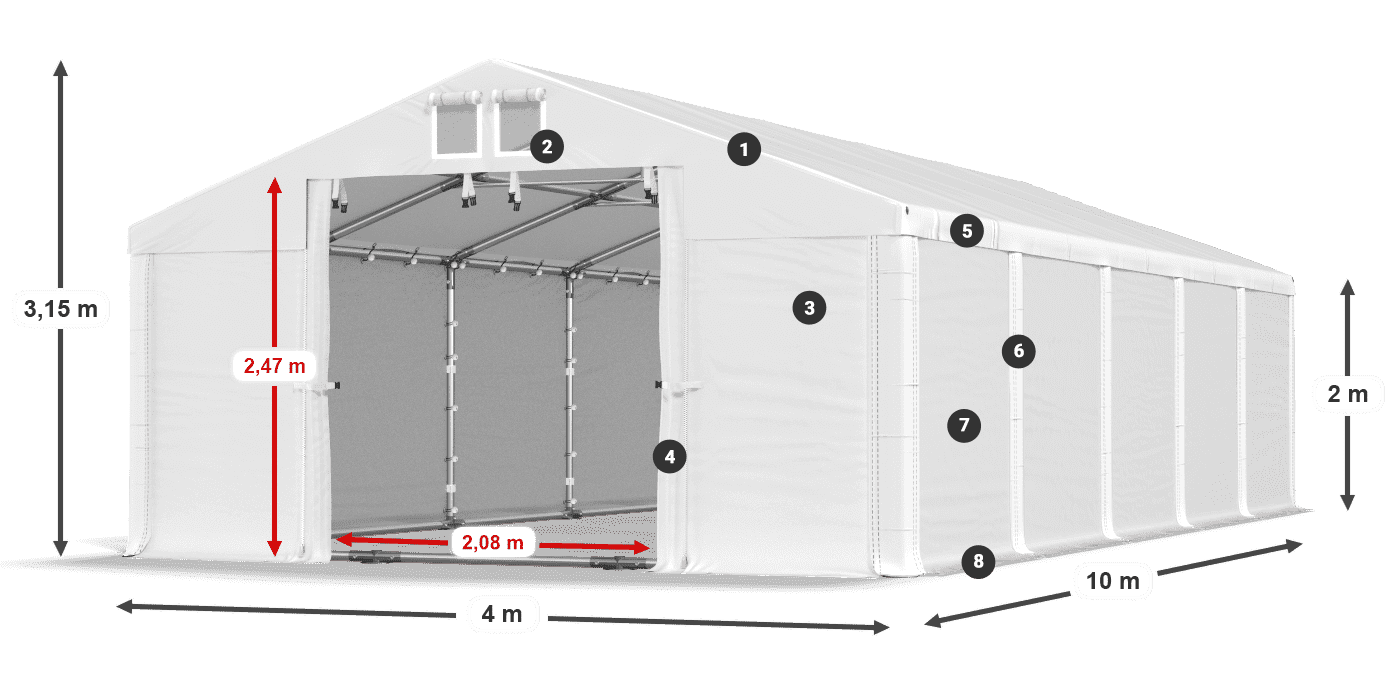 MFR 620 PVC legenda 2m