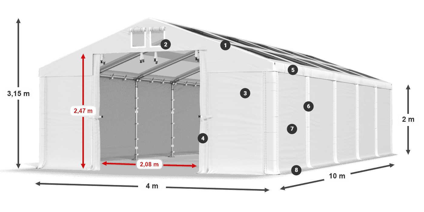 MMST 580 PVC legenda 2m