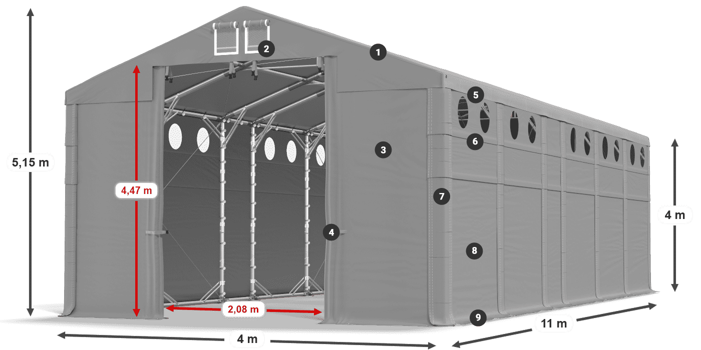 MFRO 620 PVC legenda 4m