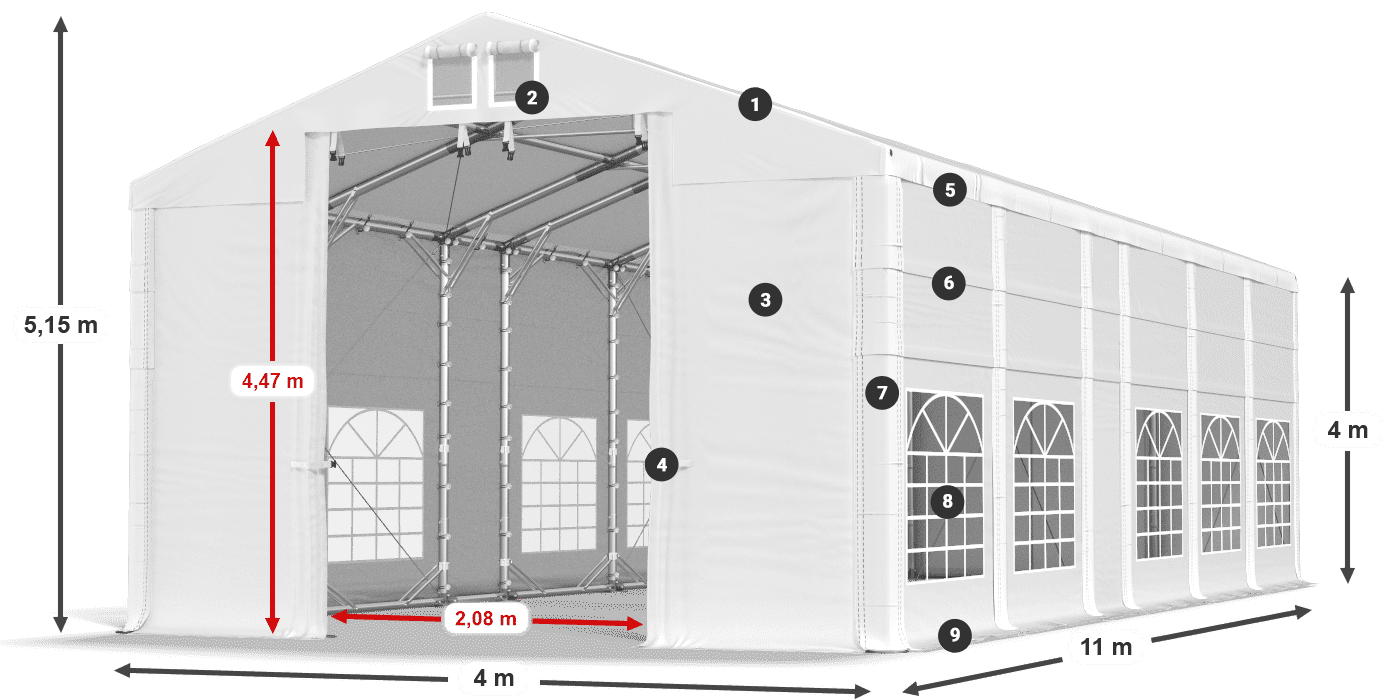 IFR 620 PVC legenda 4m