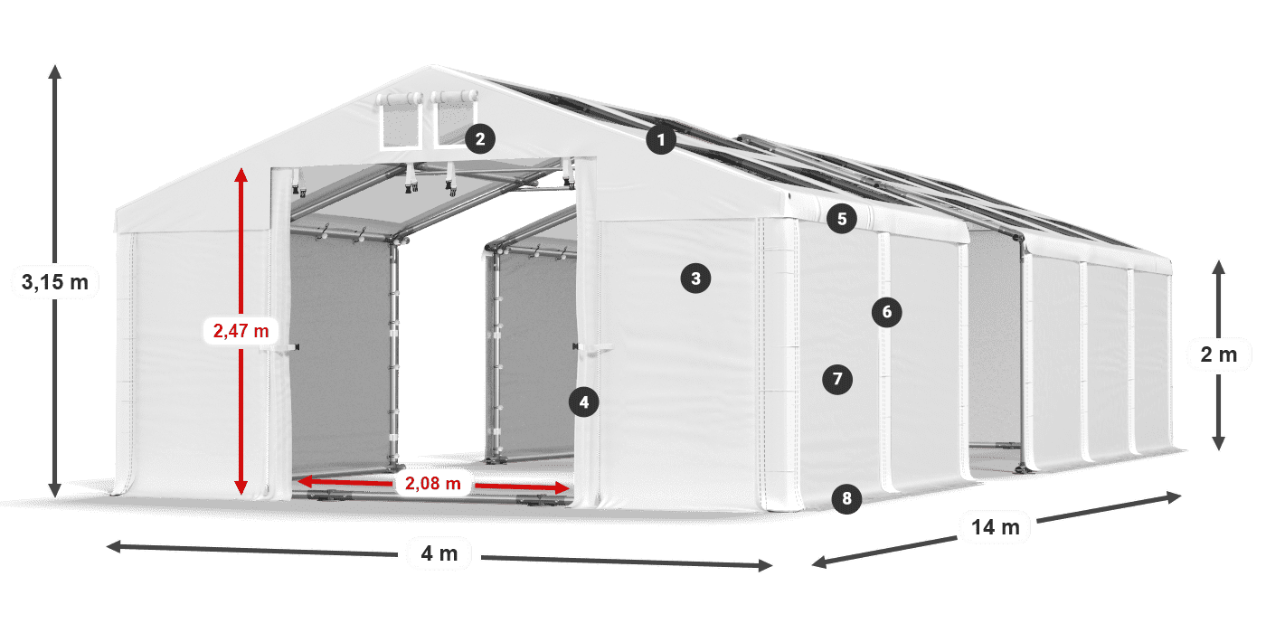MMST 580 PVC legenda 2m