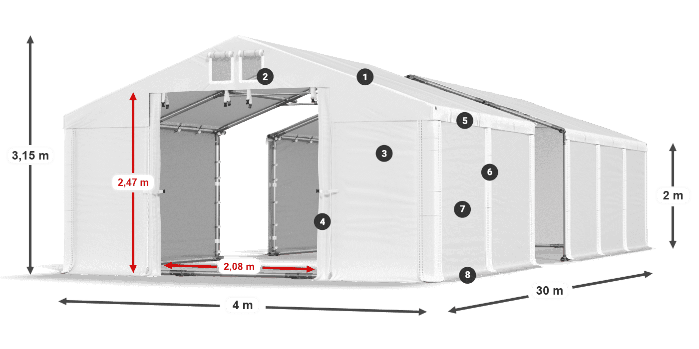 MFR 620 PVC legenda 2m