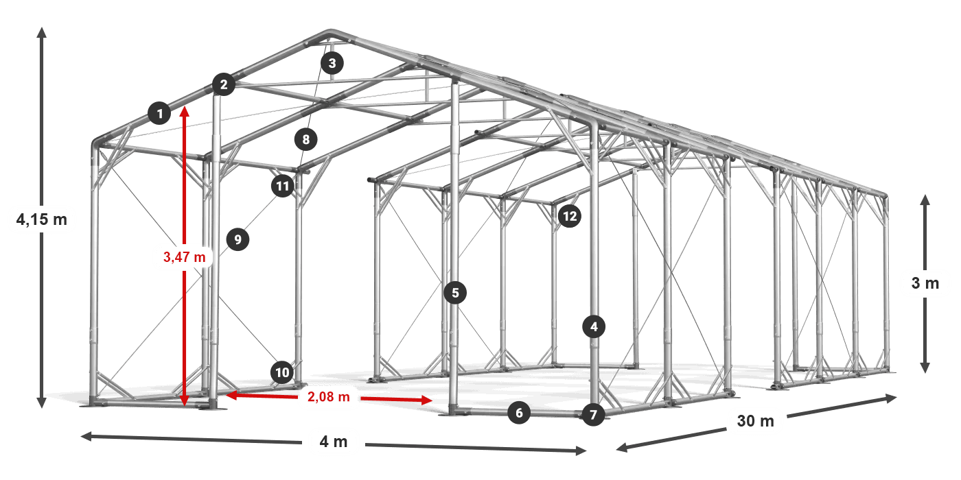 POLAR PLUS legenda 2,5m-4m