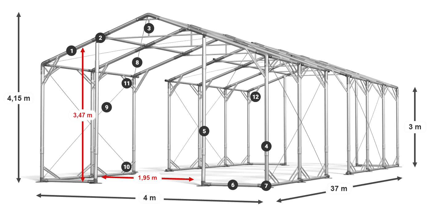 POLAR PLUS legenda 2,5m-4m