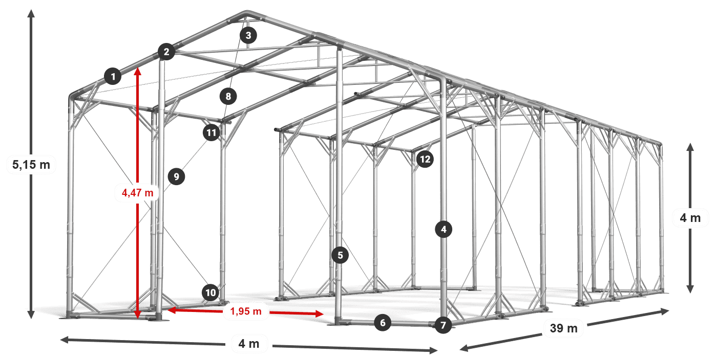 POLAR PLUS legenda 2,5m-4m