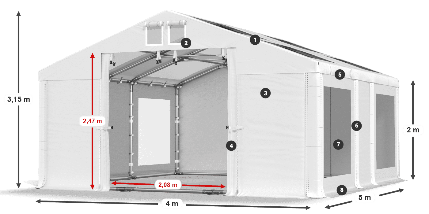 IMST 580 PVC legenda 2m
