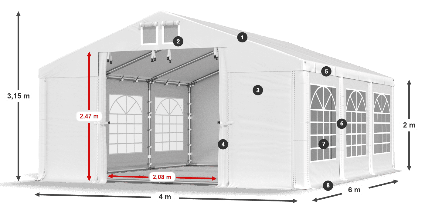 ISD 560 PVC legenda 2m