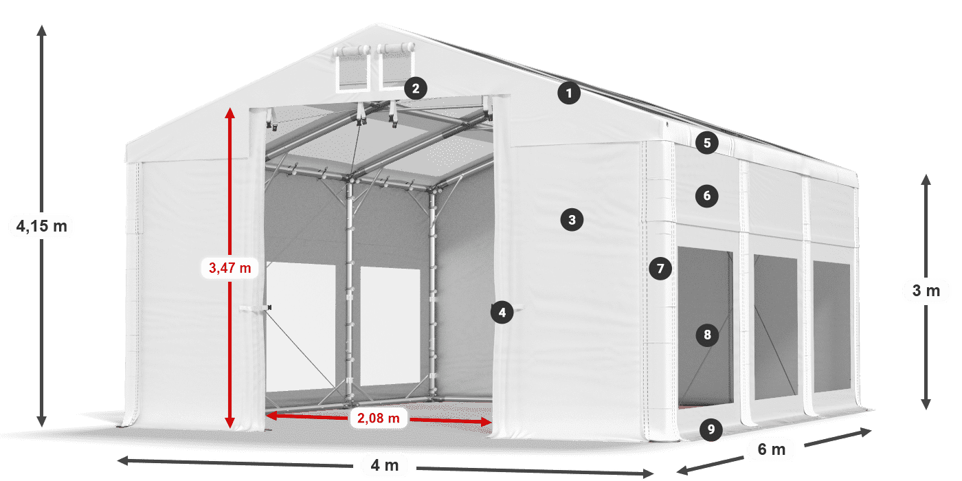 IMST 580 PVC legenda 3m