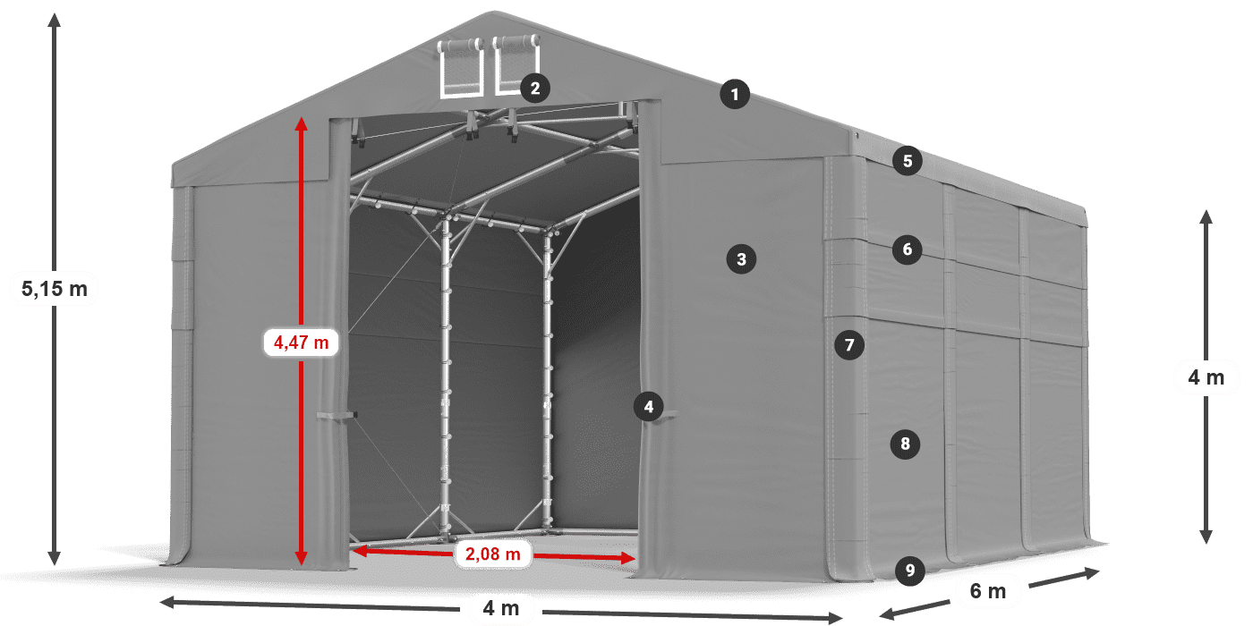 MFR 620 PVC legenda 4m