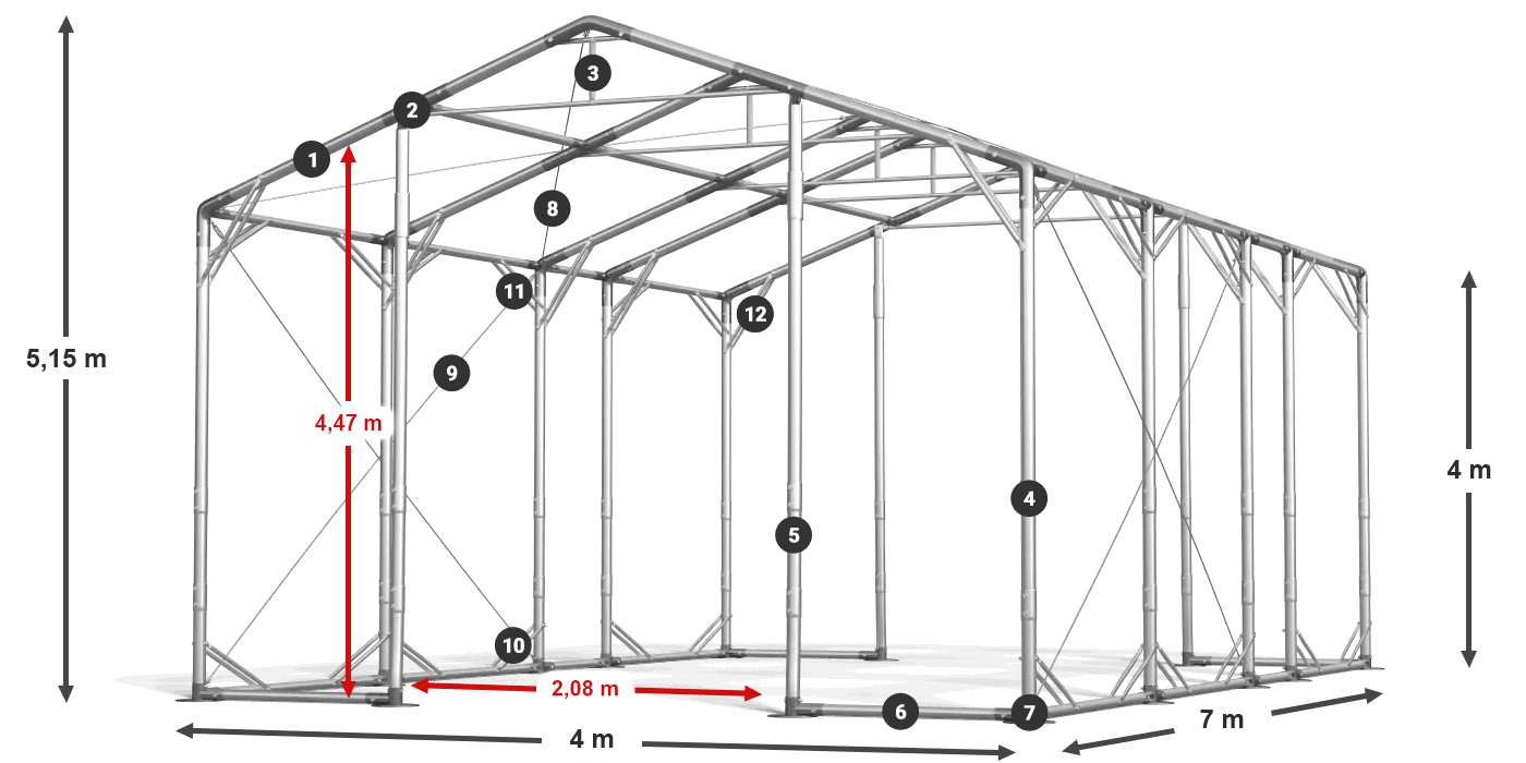 POLAR PLUS legenda 2,5m-4m