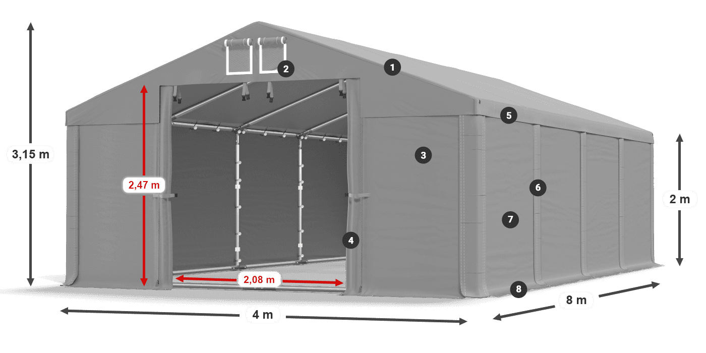 MFR 620 PVC legenda 2m