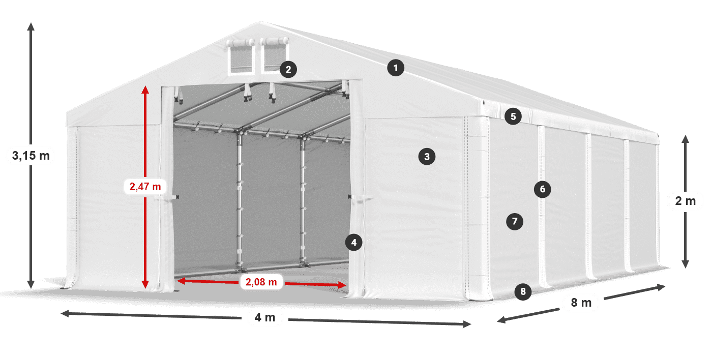 MFR 620 PVC legenda 2m