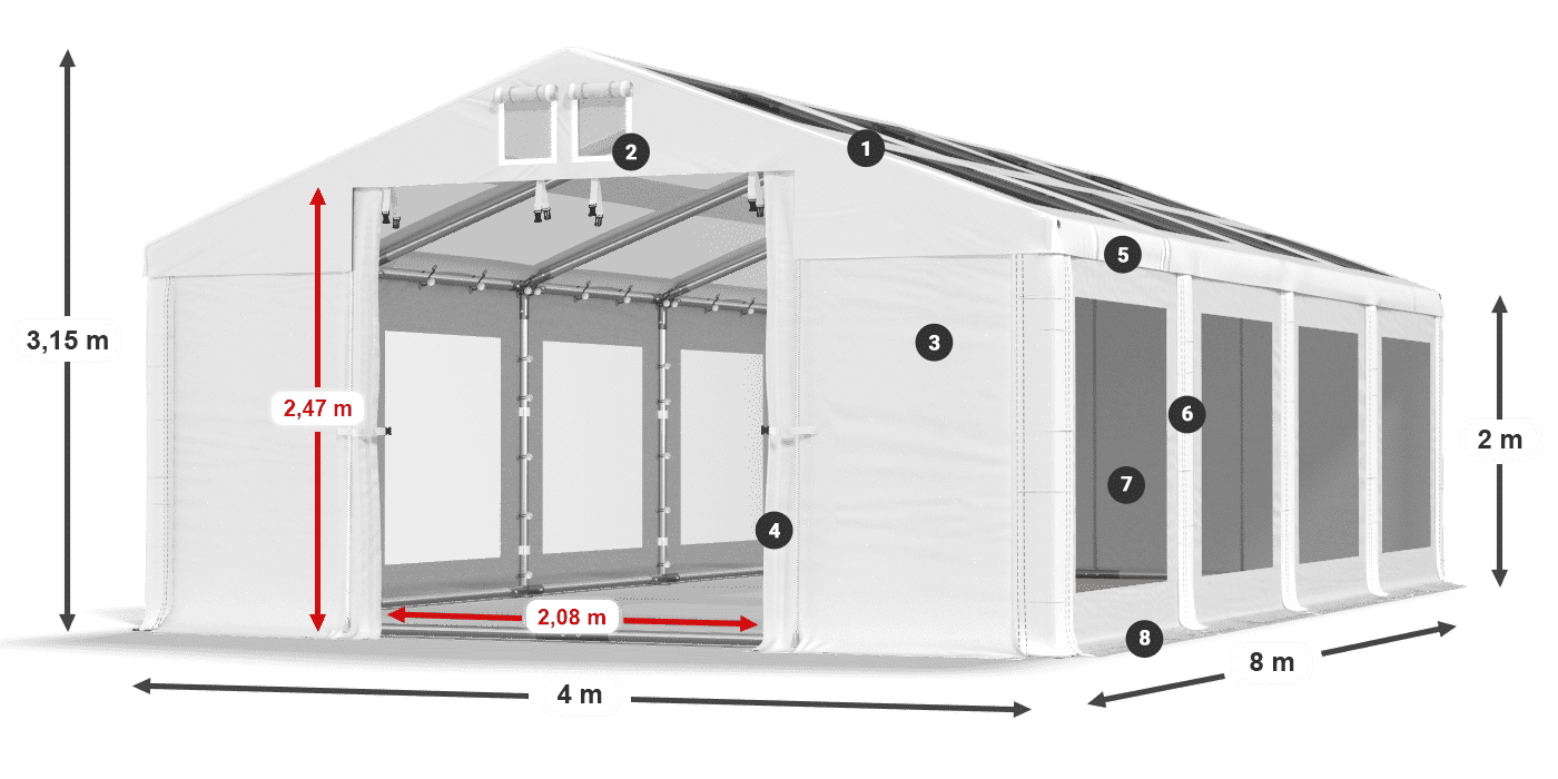 IMST 580 PVC legenda 2m