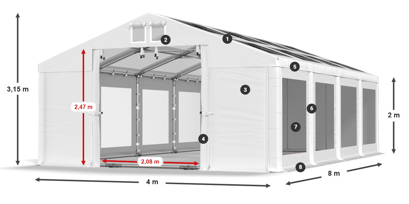 IMST 580 PVC legenda 2m