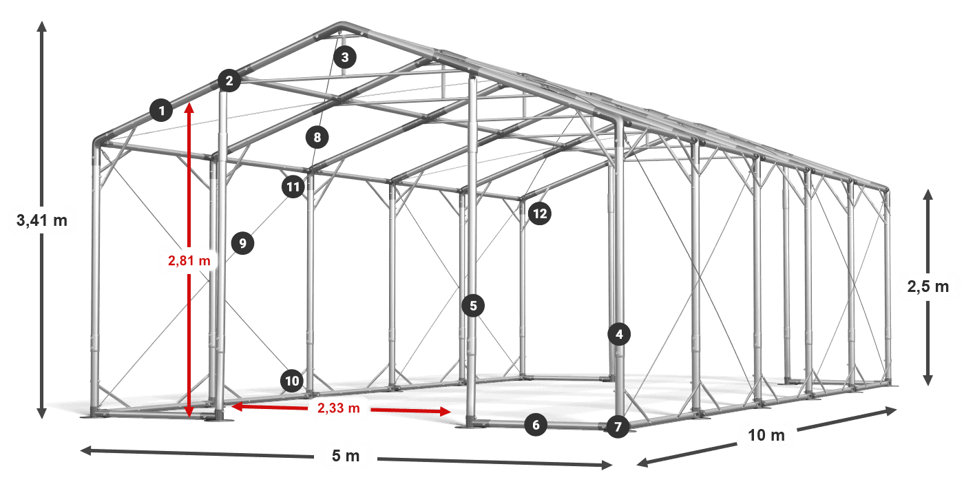 POLAR legenda 2,5m-4m