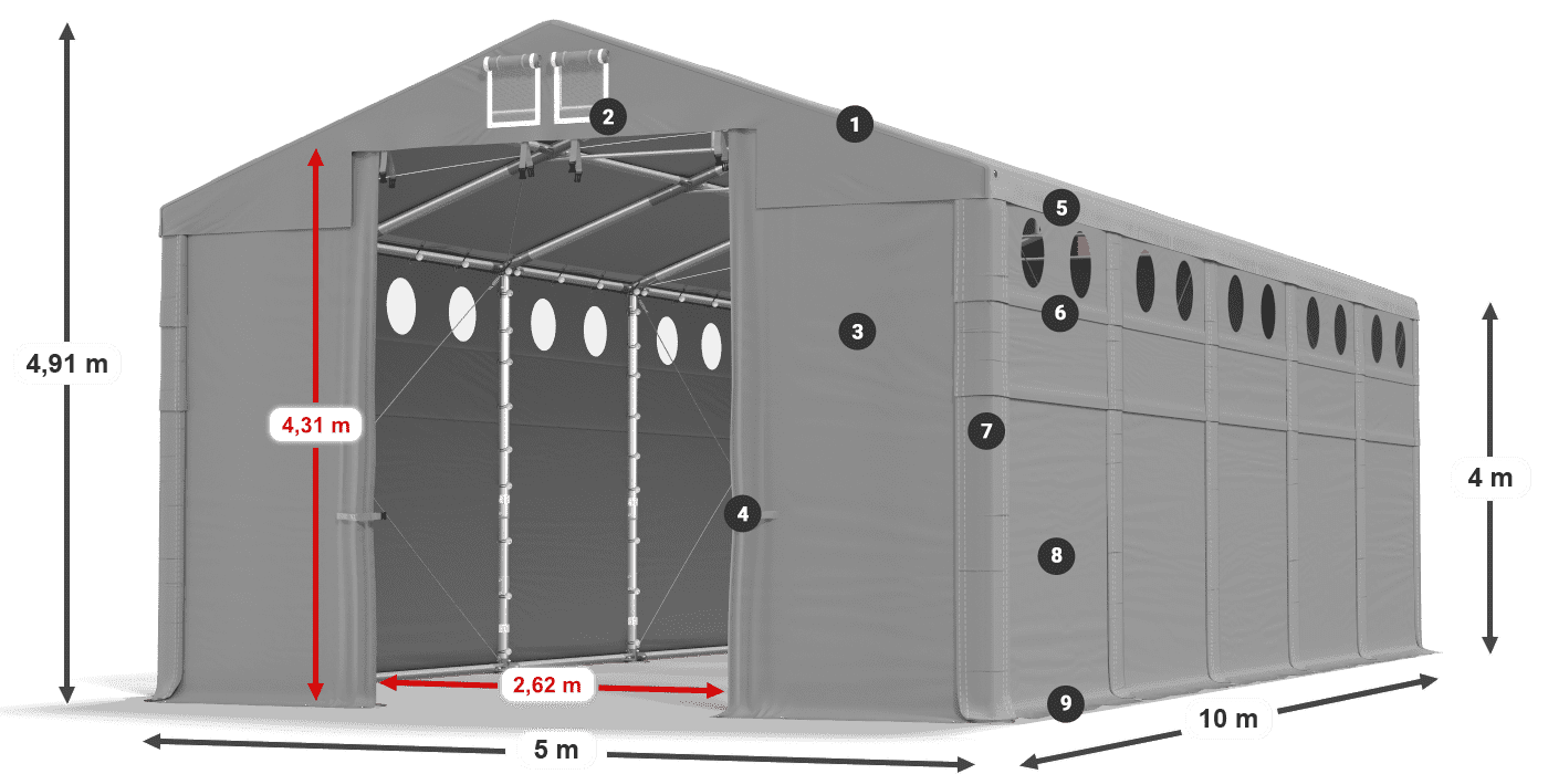 MFRO 620 PVC legenda 4m
