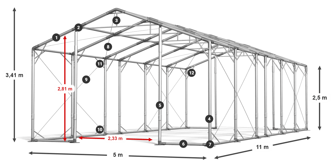 POLAR legenda 2,5m-4m