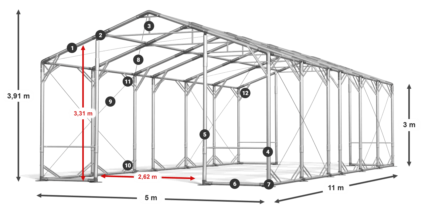 POLAR PLUS legenda 2,5m-4m
