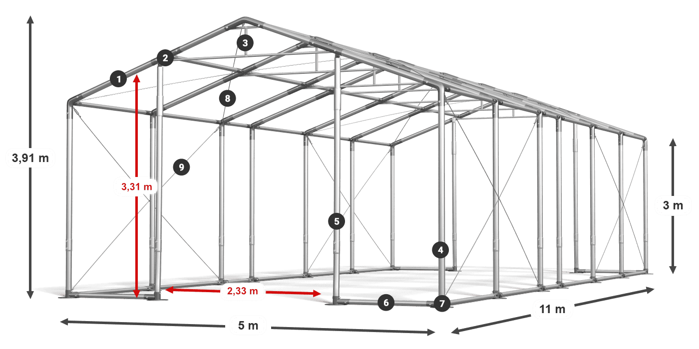 WINTER PLUS legenda 2,5m-4m