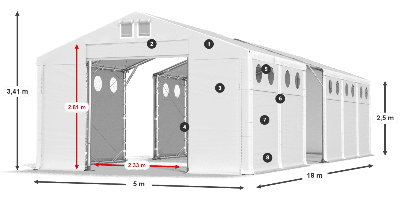 MFRO 620 PVC legenda 2,5 m