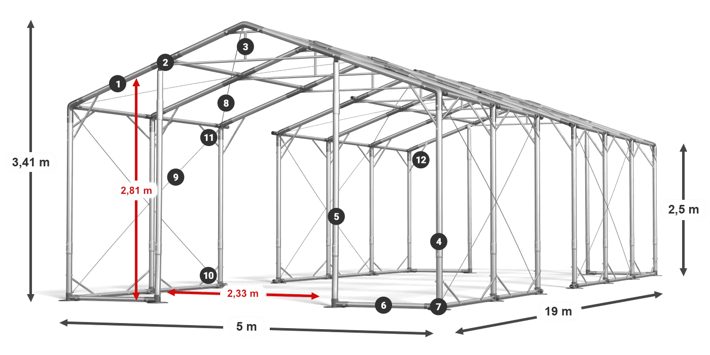 POLAR legenda 2,5m-4m