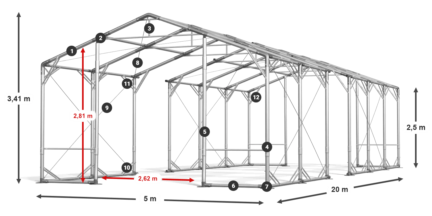 POLAR PLUS legenda 2,5m-4m