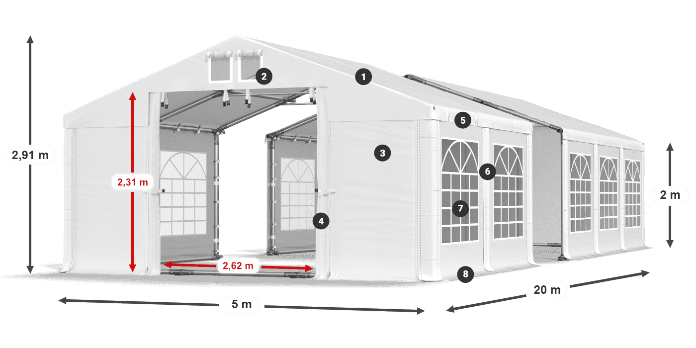 IMS 580 PVC legenda 2m