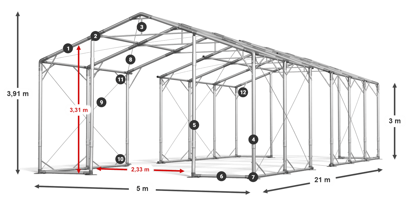 POLAR legenda 2,5m-4m