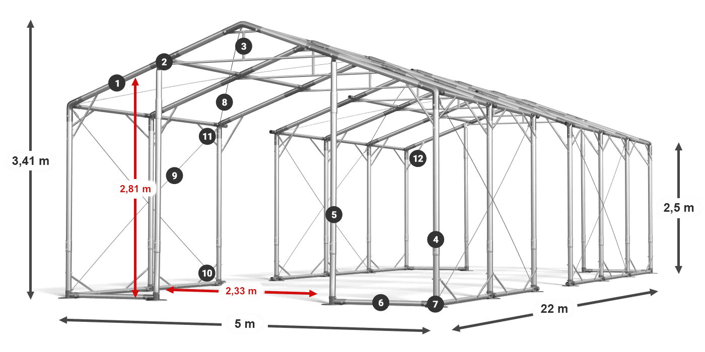 POLAR legenda 2,5m-4m