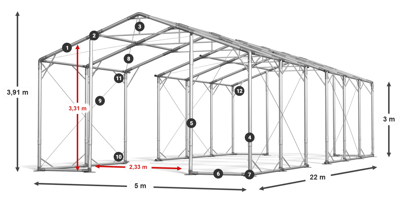 POLAR legenda 2,5m-4m