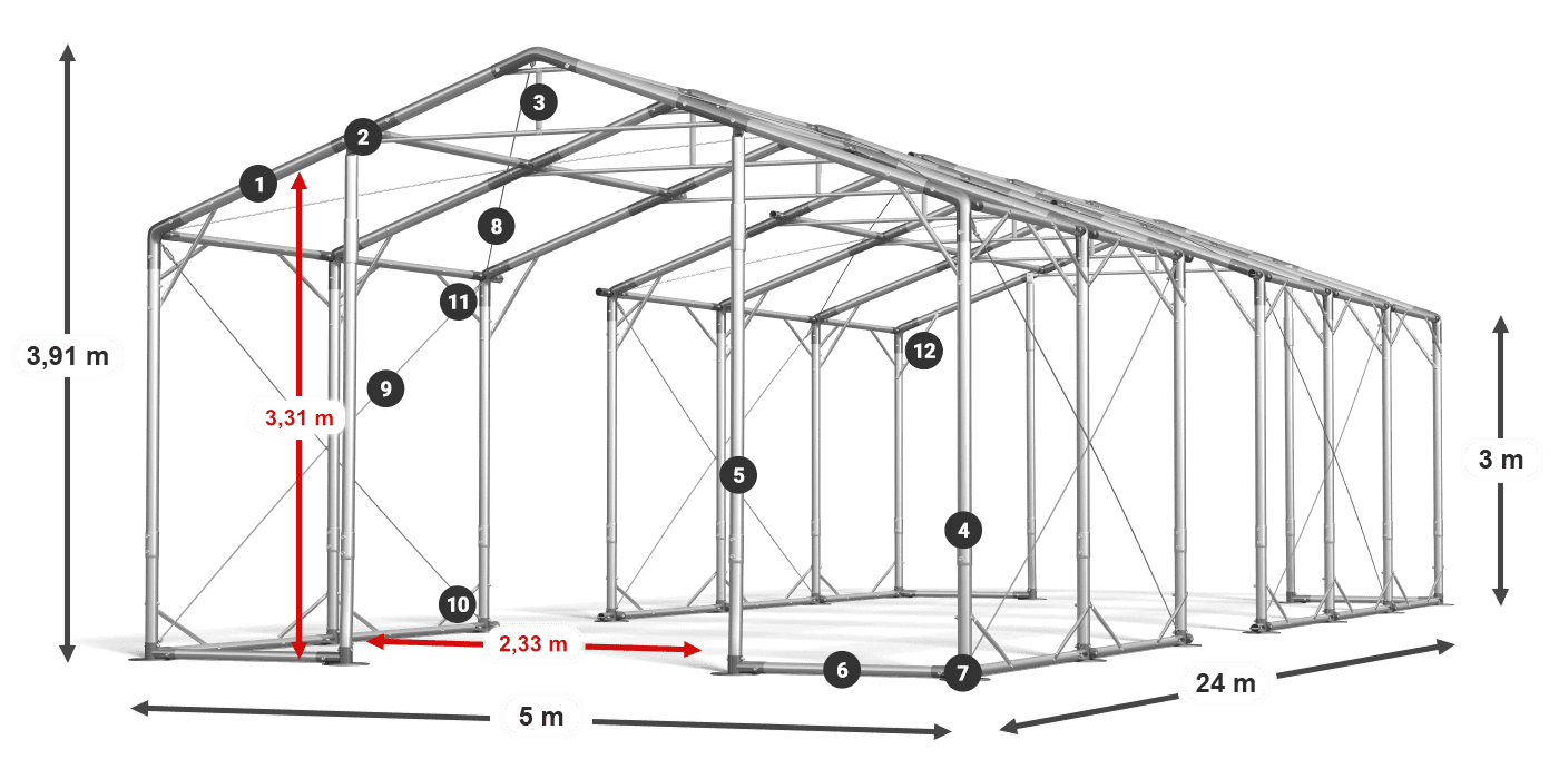POLAR legenda 2,5m-4m