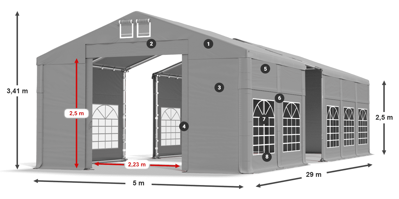 IMS 580 PVC legenda 2,5 m