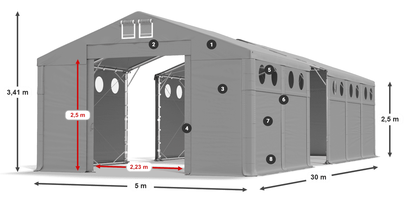 MFRO 620 PVC legenda 2,5 m