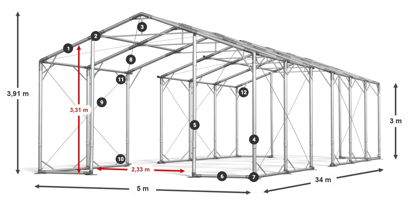POLAR legenda 2,5m-4m