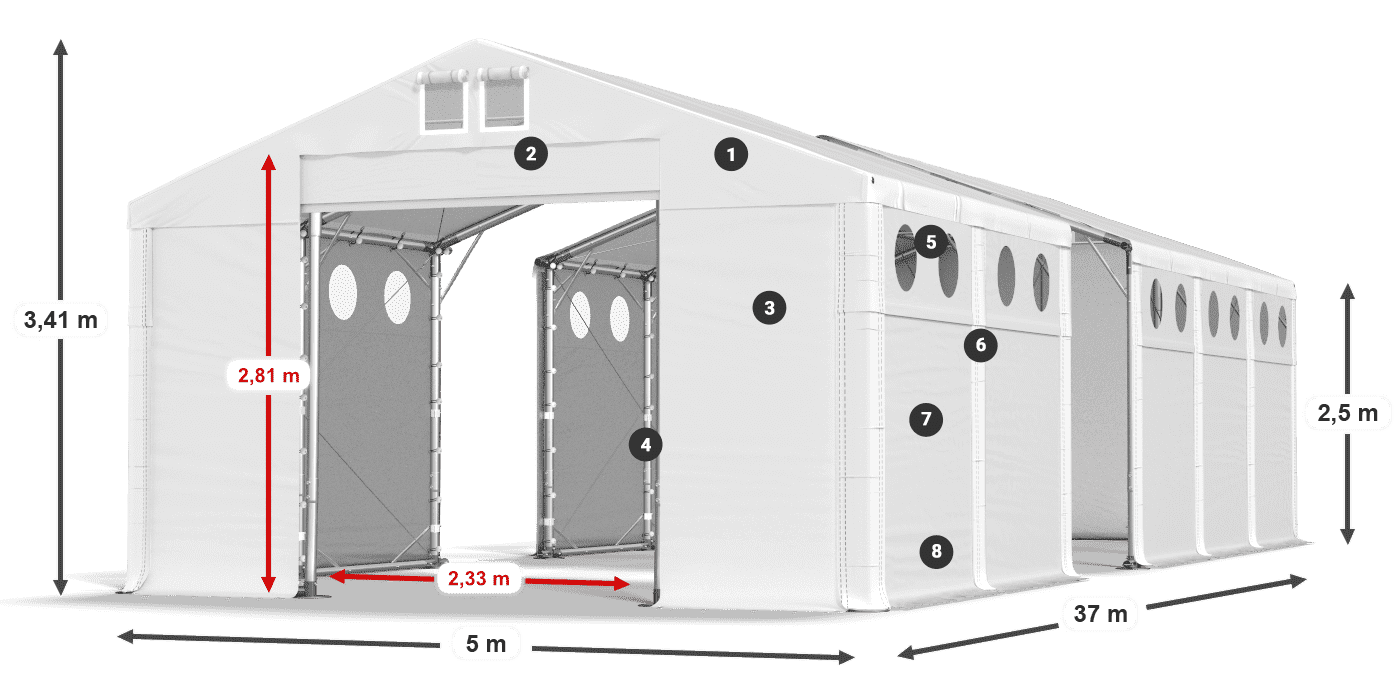 MFRO 620 PVC legenda 2,5 m