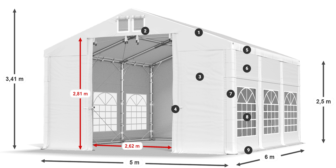 IFR 620 PVC legenda 2,5 m