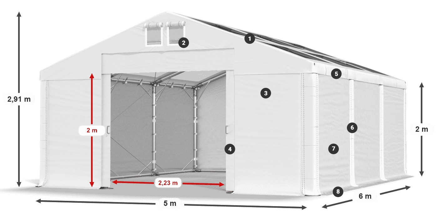 MMST 580 PVC legenda 2m