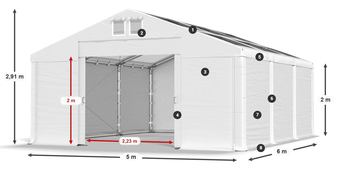 MMST 580 PVC legenda 2m