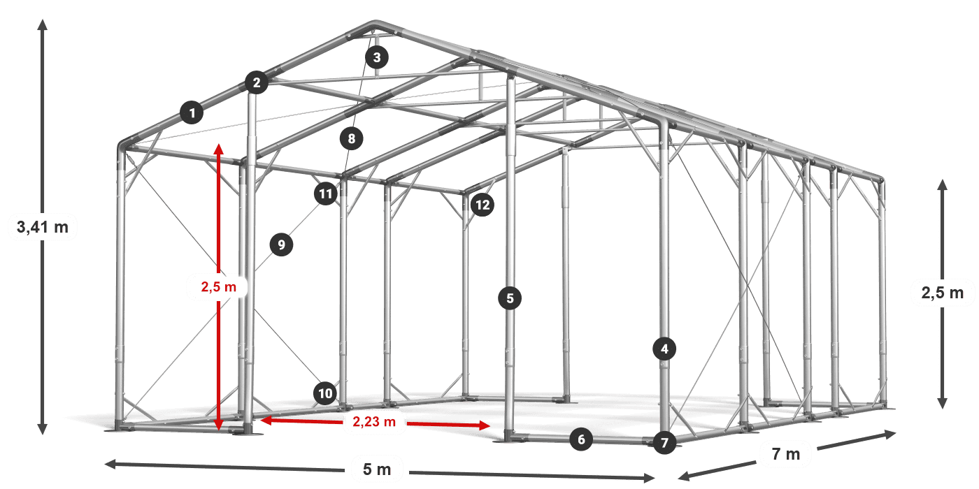 POLAR legenda 2,5m-4m