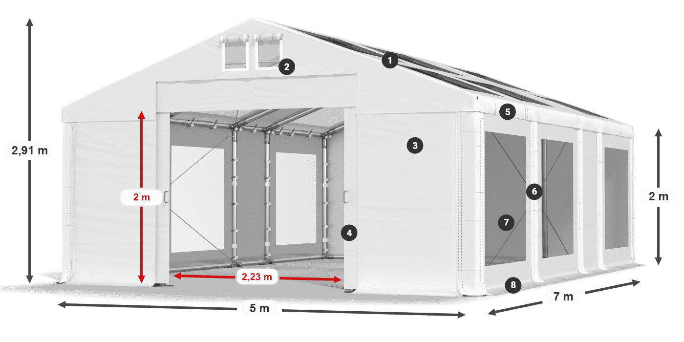 IMST 580 PVC legenda 2m