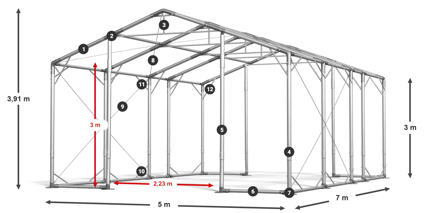 POLAR legenda 2,5m-4m