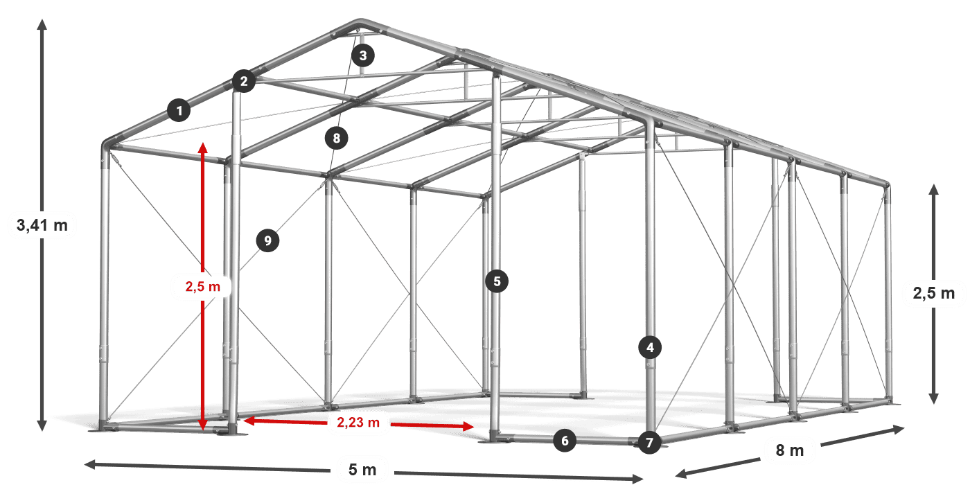 WINTER PLUS legenda 2,5m-4m