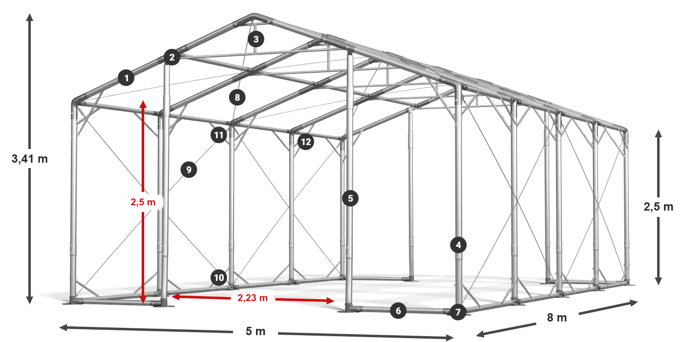 POLAR legenda 2,5m-4m