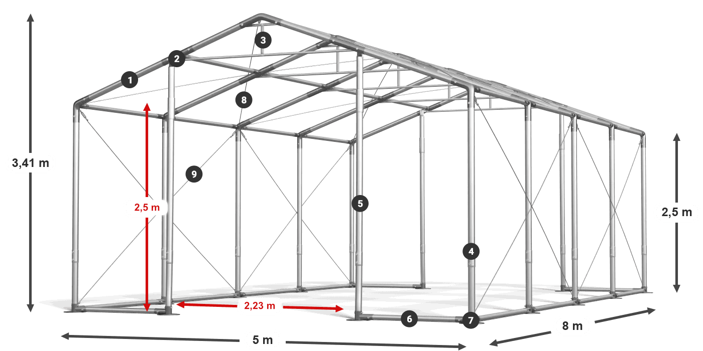 WINTER PLUS legenda 2,5m-4m