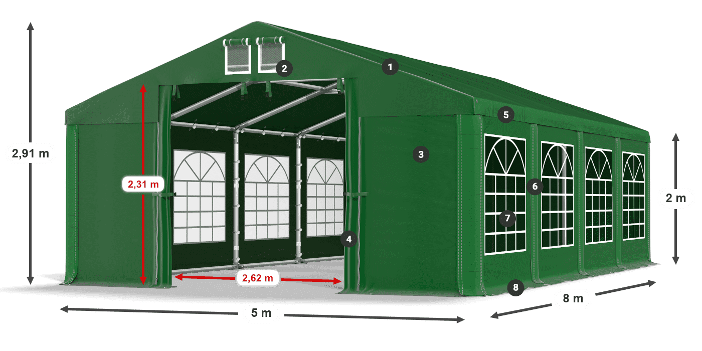 ISD 560 PVC legenda 2m