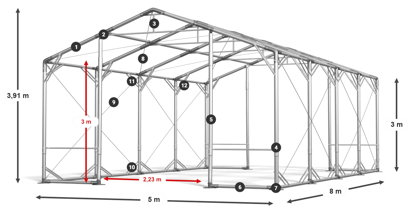 POLAR PLUS legenda 2,5m-4m