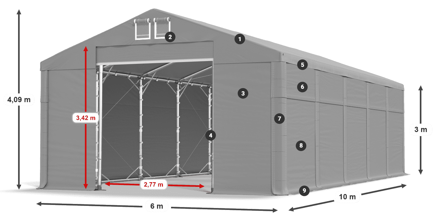 MFR 620 PVC legenda 3m