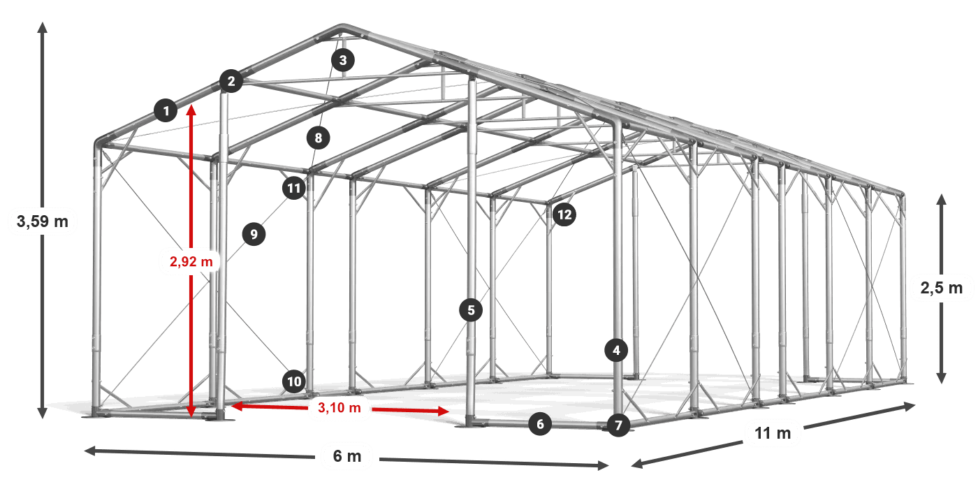 POLAR legenda 2,5m-4m