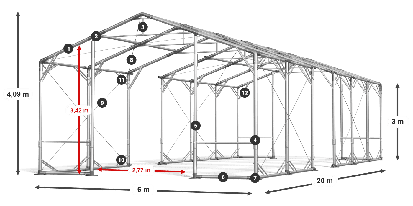 POLAR PLUS legenda 2,5m-4m